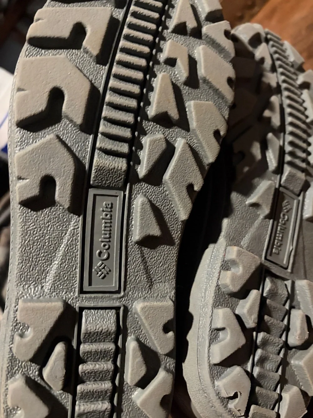 Columbia Kids Gray Camo Winter Boots
